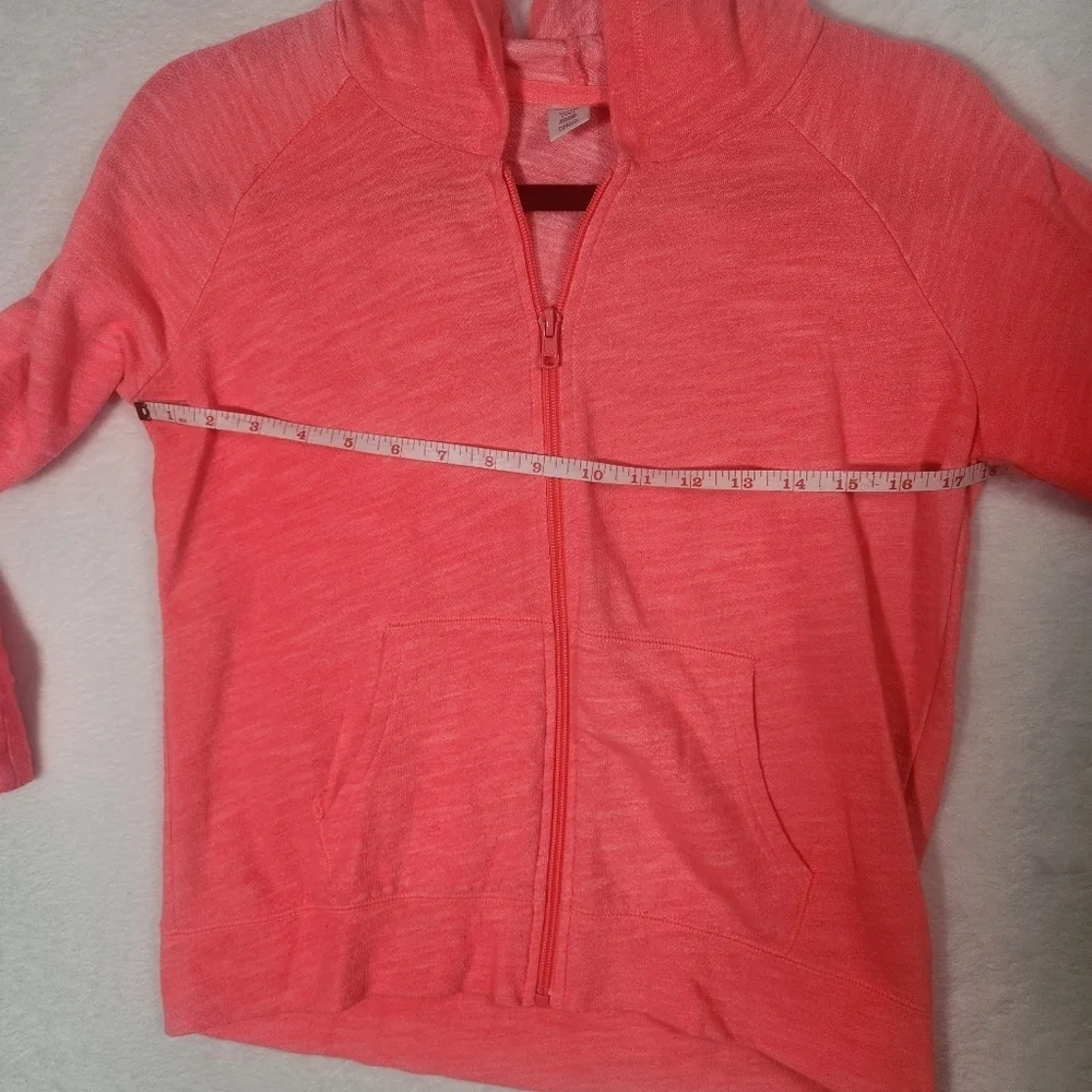 Old navy girls zip up hooded jacket. Size Extra large 14